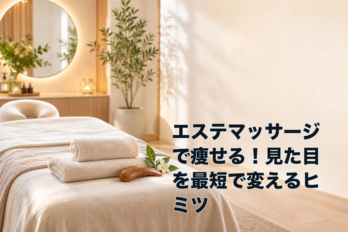 エステマッサージで痩せる!見た目を最短で変えるヒミツ